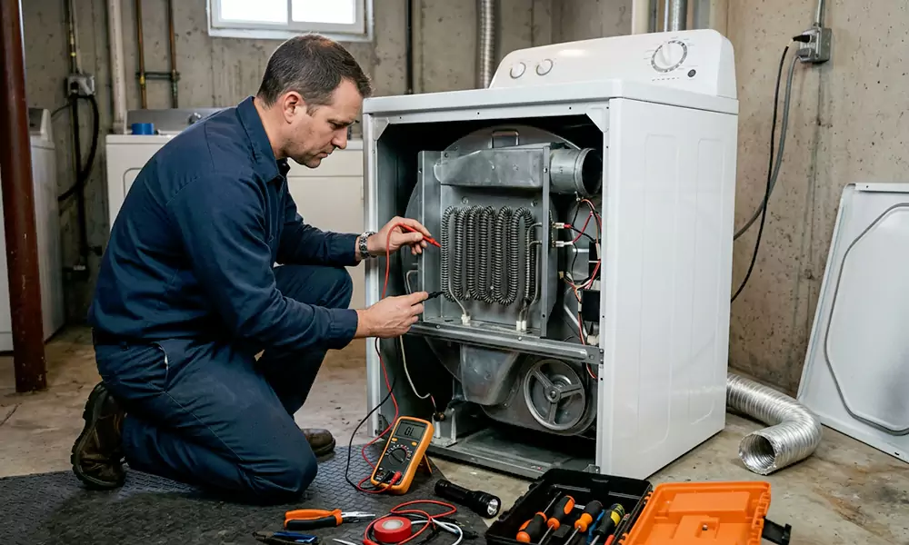 Dryer Not Heating Repair in Palmer, MA