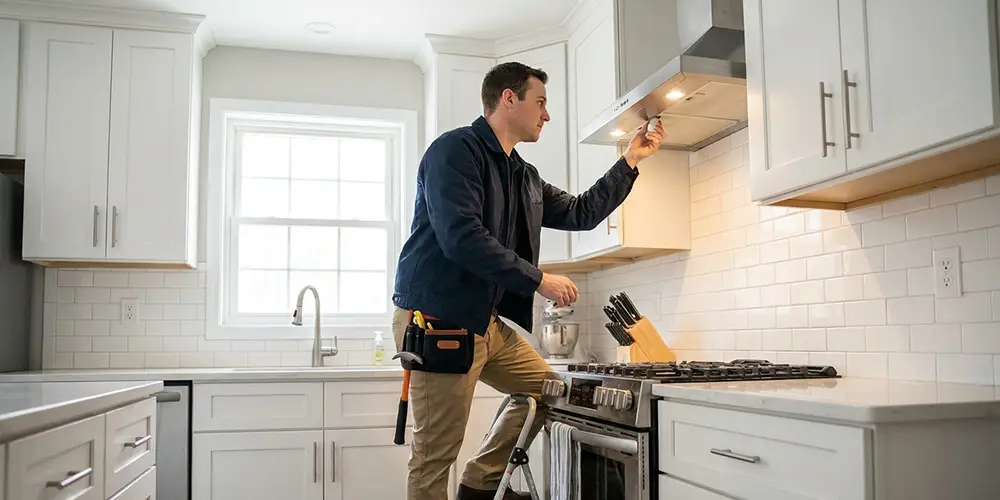Range Hood Light Bulb Replacement in Palmer, MA