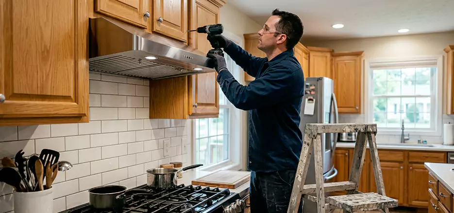 Wood Range Hood Installation Palmer